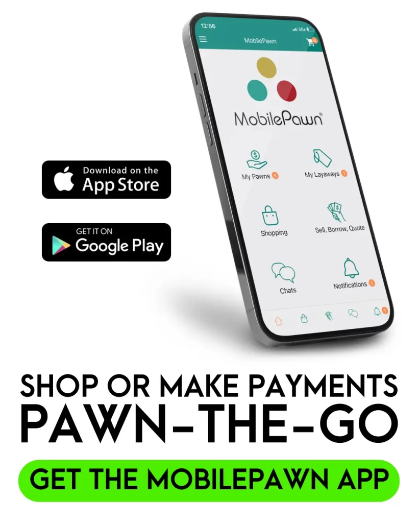 Shop and make payments Pawn-The-Go with MobilePawn!